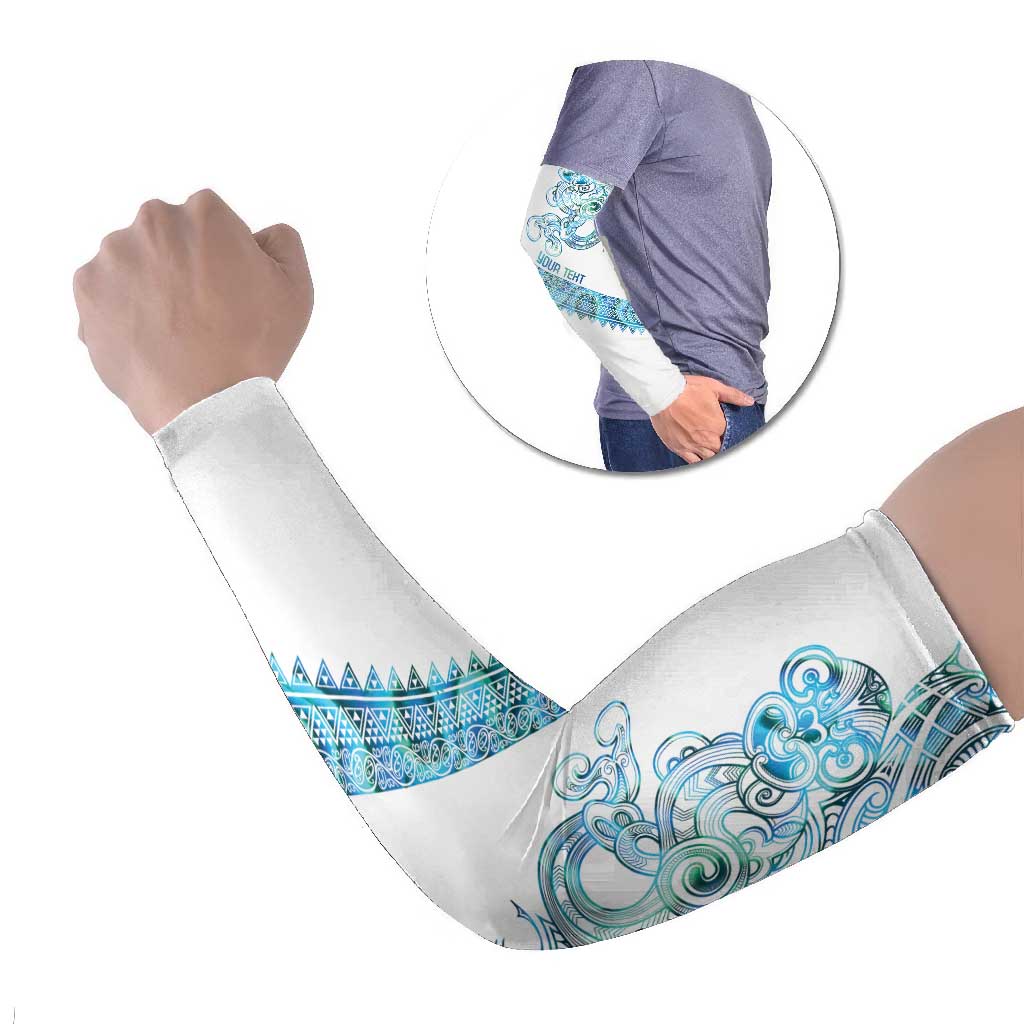 Kahui Whetu Paua shell Kowhaiwhai Taniko Personalised Arm Sleeves Taniwha Maori Tribal Style