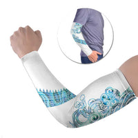 Kahui Whetu Paua shell Kowhaiwhai Taniko Personalised Arm Sleeves Taniwha Maori Tribal Style