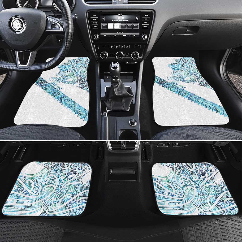 Kahui Whetu Paua shell Kowhaiwhai Taniko Personalised Car Mats Taniwha Maori Tribal Style