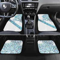 Kahui Whetu Paua shell Kowhaiwhai Taniko Personalised Car Mats Taniwha Maori Tribal Style