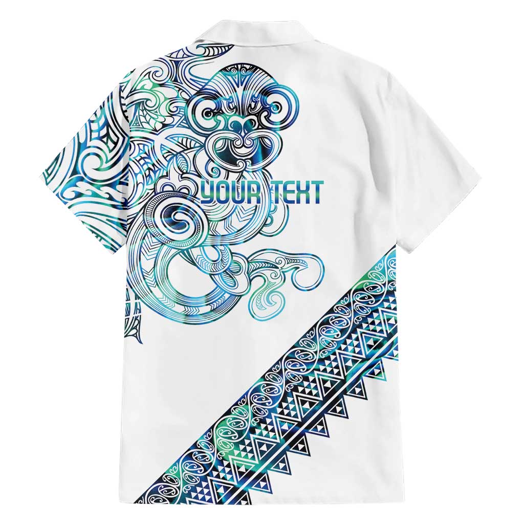 Kahui Whetu Paua shell Kowhaiwhai Taniko Personalised Family Matching Mermaid Dress and Hawaiian Shirt Taniwha Maori Tribal Style LT9 - Polynesian Pride