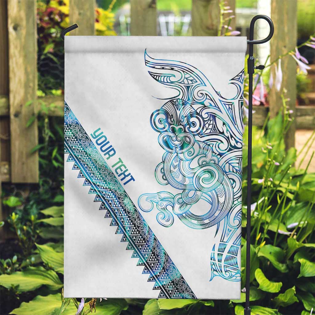 Kahui Whetu Paua shell Kowhaiwhai Taniko Personalised Garden Flag Taniwha Maori Tribal Style