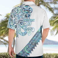 Kahui Whetu Paua shell Kowhaiwhai Taniko Personalised Hawaiian Shirt Taniwha Maori Tribal Style