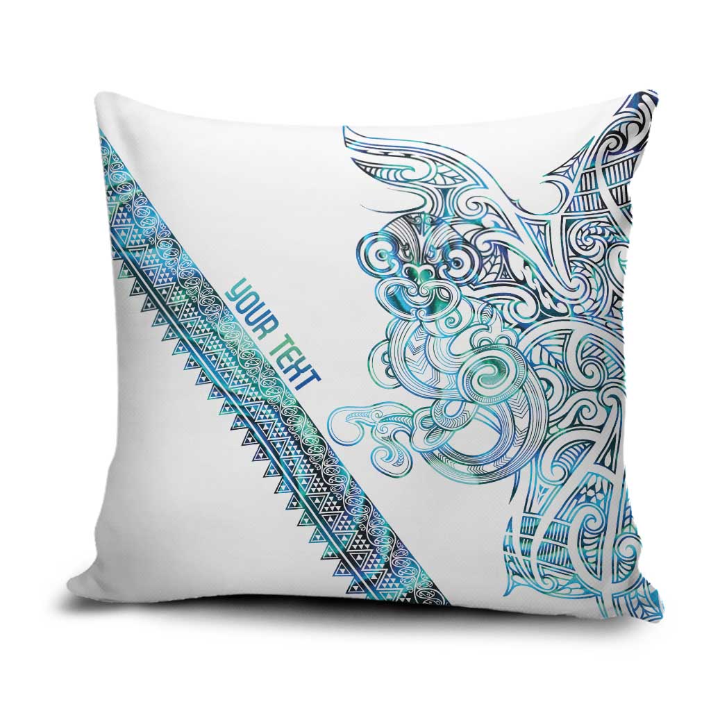 Kahui Whetu Paua shell Kowhaiwhai Taniko Personalised Pillow Cover Taniwha Maori Tribal Style