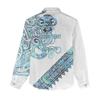 Kahui Whetu Paua shell Kowhaiwhai Taniko Personalised Women Casual Shirt Taniwha Maori Tribal Style LT9 - Polynesian Pride