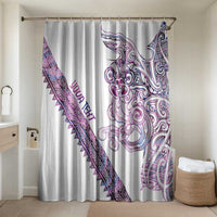 Mawhero Paua shell Kowhaiwhai Taniko Personalised Bathroom Set Taniwha Maori Tribal Style