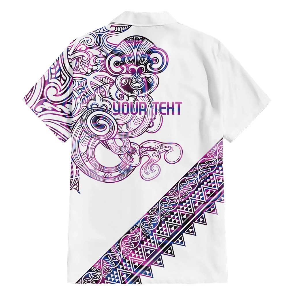 Mawhero Paua shell Kowhaiwhai Taniko Personalised Family Matching Tank Maxi Dress and Hawaiian Shirt Taniwha Maori Tribal Style LT9 - Polynesian Pride