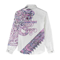 Mawhero Paua shell Kowhaiwhai Taniko Personalised Women Casual Shirt Taniwha Maori Tribal Style LT9 - Polynesian Pride