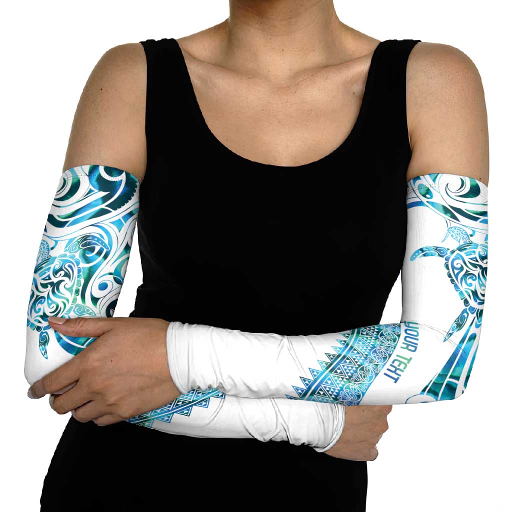 Kahui Whetu Paua shell Kowhaiwhai Taniko Personalised Arm Sleeves Turtle Tattoo Maori Tribal Style