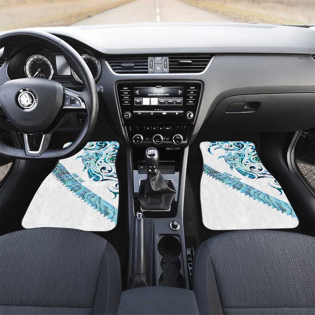 Kahui Whetu Paua shell Kowhaiwhai Taniko Personalised Car Mats Turtle Tattoo Maori Tribal Style