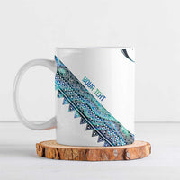 Kahui Whetu Paua shell Kowhaiwhai Taniko Personalised Ceramic Mug Turtle Tattoo Maori Tribal Style