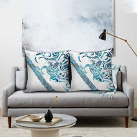 Kahui Whetu Paua shell Kowhaiwhai Taniko Personalised Pillow Cover Turtle Tattoo Maori Tribal Style