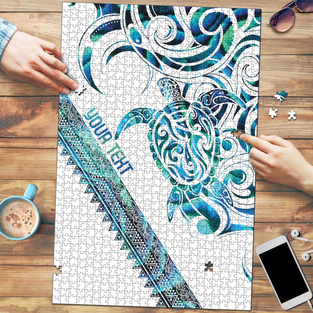 Kahui Whetu Paua shell Kowhaiwhai Taniko Personalised Puzzle Turtle Tattoo Maori Tribal Style