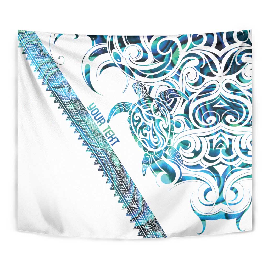 Kahui Whetu Paua shell Kowhaiwhai Taniko Personalised Tapestry Turtle Tattoo Maori Tribal Style