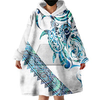 Kahui Whetu Paua shell Kowhaiwhai Taniko Personalised Wearable Blanket Hoodie Turtle Tattoo Maori Tribal Style