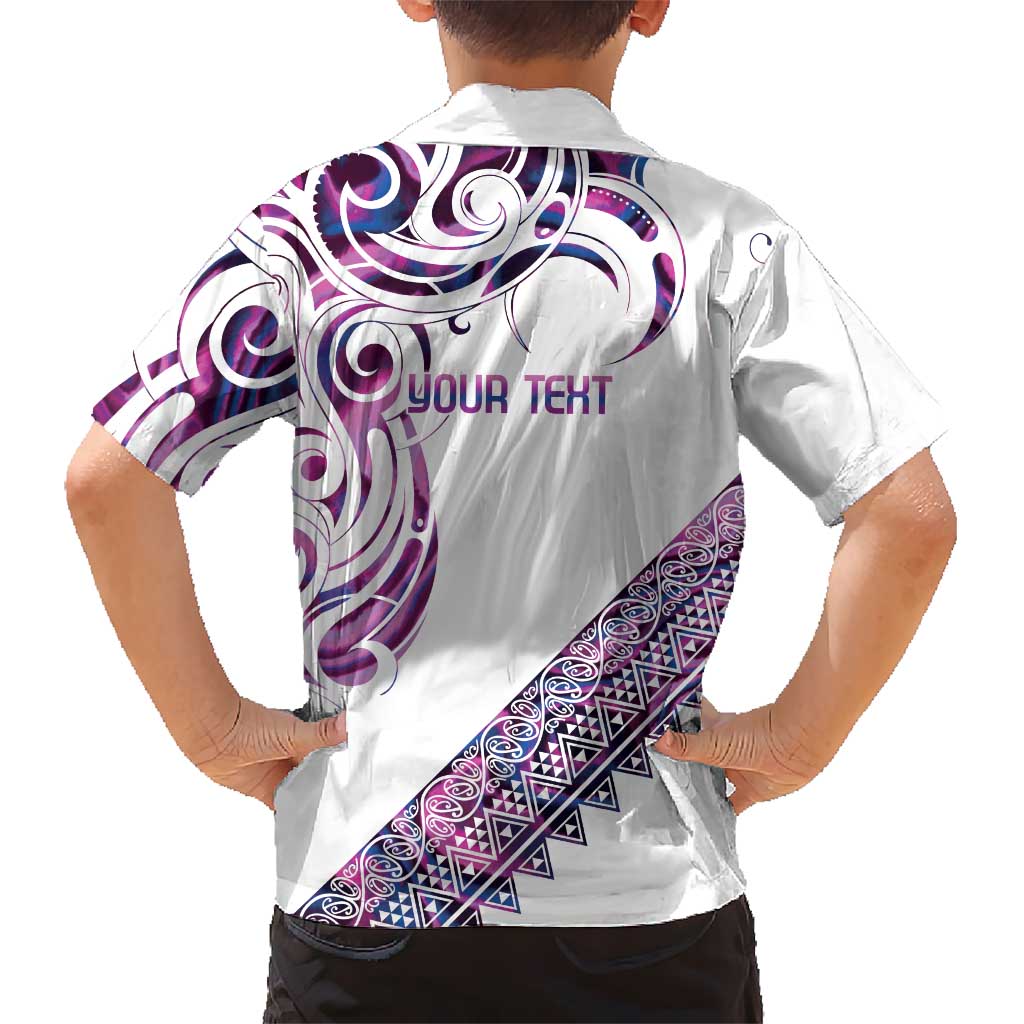 Mawhero Paua shell Kowhaiwhai Taniko Personalised Family Matching Mermaid Dress and Hawaiian Shirt Turtle Tattoo Maori Tribal Style LT9 - Polynesian Pride
