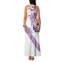 Mawhero Paua shell Kowhaiwhai Taniko Personalised Family Matching Tank Maxi Dress and Hawaiian Shirt Turtle Tattoo Maori Tribal Style LT9 - Polynesian Pride