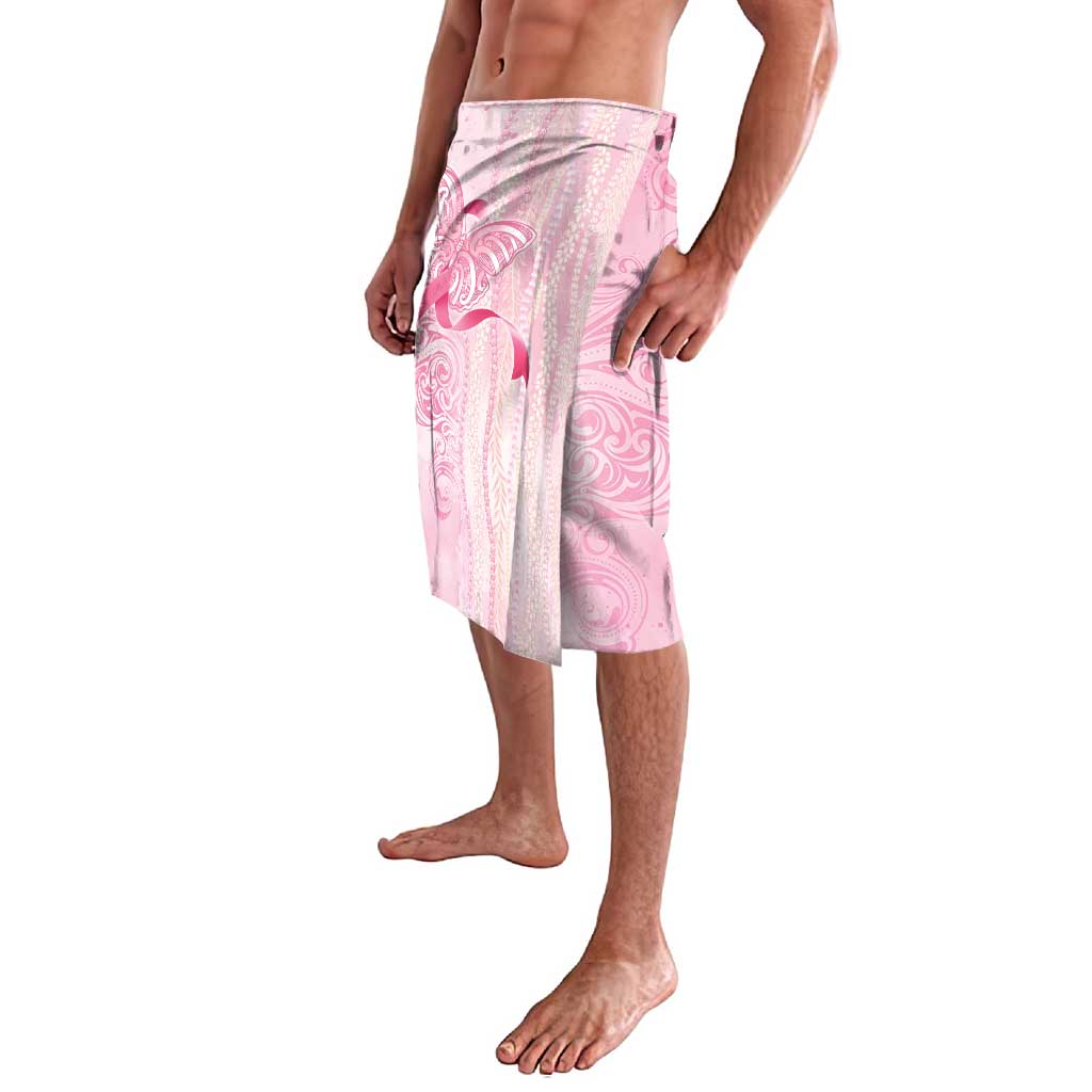 Breast Cancer Awareness Lavalava Maile Pikake Lokelani Crown Flower Lei Inspired