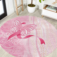 Breast Cancer Awareness Round Carpet Maile Pikake Lokelani Crown Flower Lei Inspired