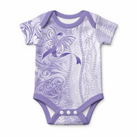 Epilepsy Support Baby Onesie Maile Pikake Lokelani Crown Flower Lei Inspired LT9 Blue - Polynesian Pride