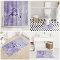 Epilepsy Awareness Bathroom Set Maile Pikake Lokelani Crown Flower Lei Inspired