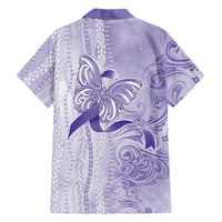 Epilepsy Awareness Family Matching Off Shoulder Short Dress and Hawaiian Shirt Maile Pikake Lokelani Crown Flower Lei Inspired LT9 - Polynesian Pride
