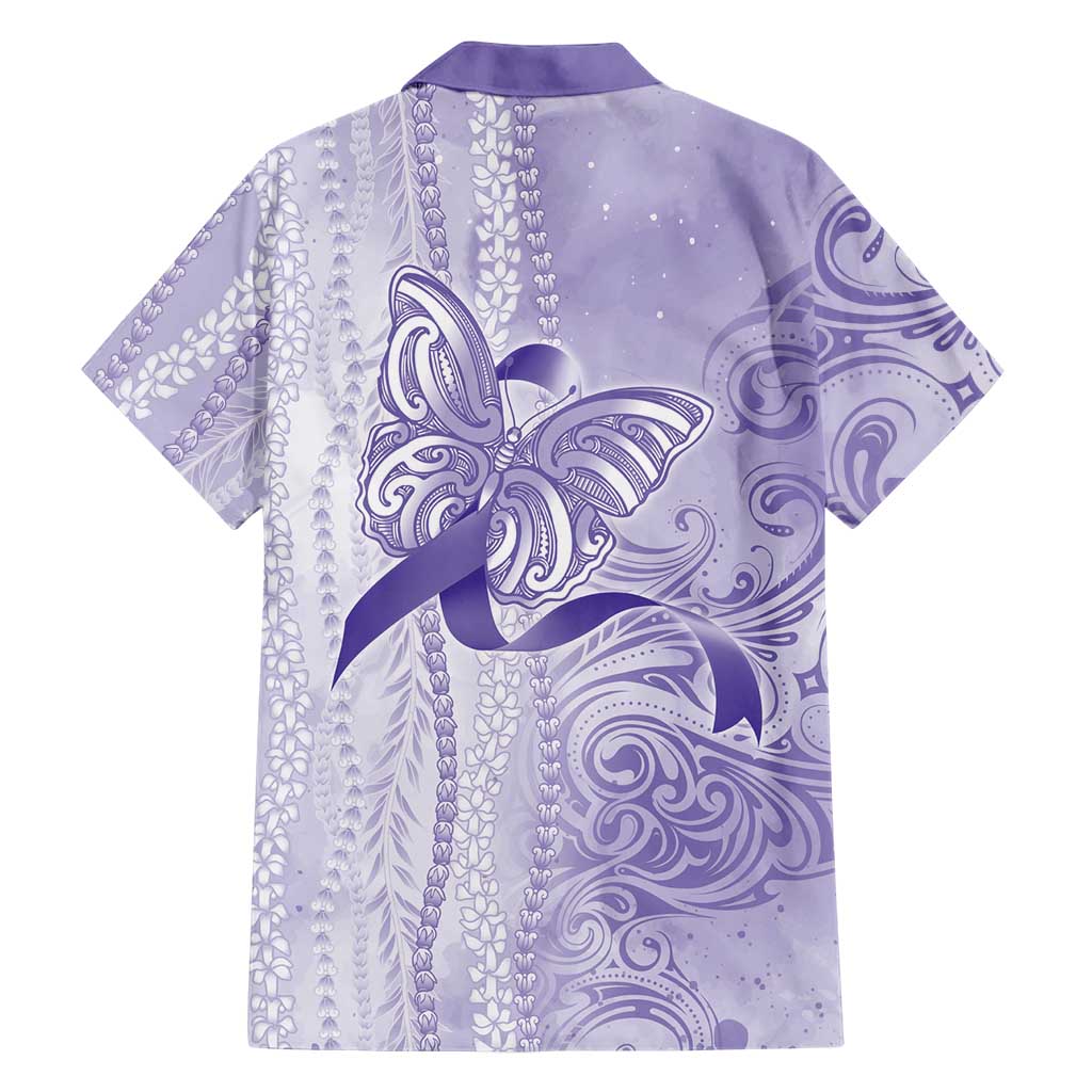 Epilepsy Awareness Family Matching Tank Maxi Dress and Hawaiian Shirt Maile Pikake Lokelani Crown Flower Lei Inspired LT9 - Polynesian Pride