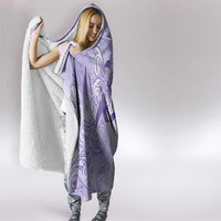 Epilepsy Awareness Hooded Blanket Maile Pikake Lokelani Crown Flower Lei Inspired