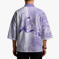 Epilepsy Awareness Kimono Maile Pikake Lokelani Crown Flower Lei Inspired
