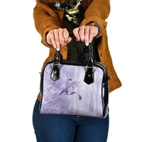Epilepsy Awareness Shoulder Handbag Maile Pikake Lokelani Crown Flower Lei Inspired