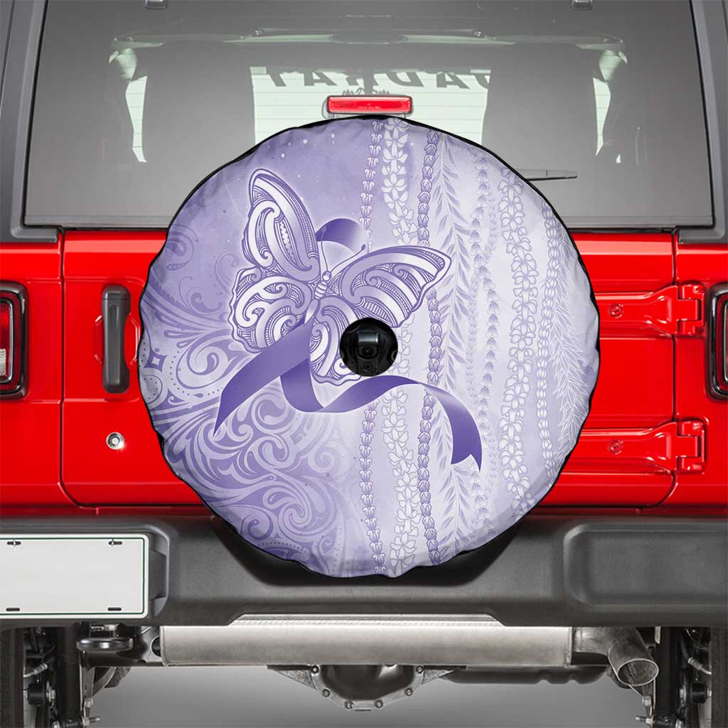 Epilepsy Awareness Spare Tire Cover Maile Pikake Lokelani Crown Flower Lei Inspired