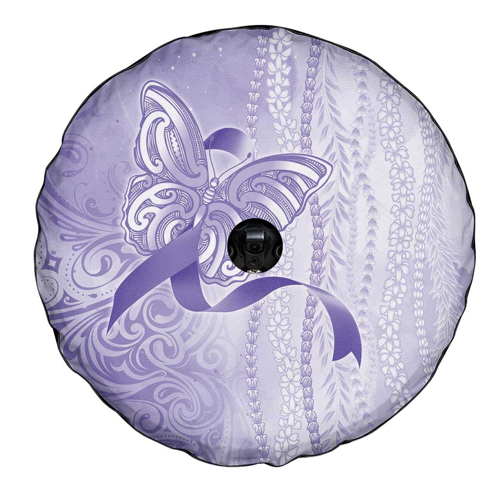 Epilepsy Awareness Spare Tire Cover Maile Pikake Lokelani Crown Flower Lei Inspired