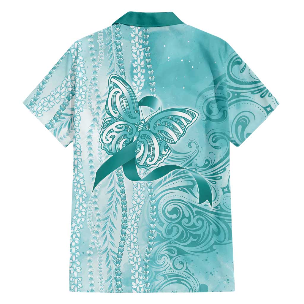 PTSD Awareness Family Matching Off Shoulder Short Dress and Hawaiian Shirt Maile Pikake Lokelani Crown Flower Lei Inspired LT9 - Polynesian Pride