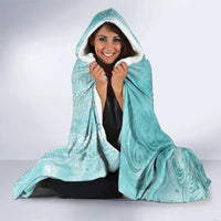 PTSD Awareness Hooded Blanket Maile Pikake Lokelani Crown Flower Lei Inspired