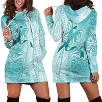 PTSD Awareness Hoodie Dress Maile Pikake Lokelani Crown Flower Lei Inspired