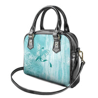 PTSD Awareness Shoulder Handbag Maile Pikake Lokelani Crown Flower Lei Inspired