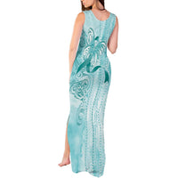 PTSD Awareness Tank Maxi Dress Maile Pikake Lokelani Crown Flower Lei Inspired