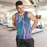 Suicide Prevention Awareness Men Tank Top Maile Pikake Lokelani Crown Flower Lei Inspired