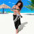 Black Hawaiian Quilt Pattern Sarong Mixed Polynesian Tribal Arty