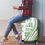 Green Hawaiian Quilt Pattern Luggage Cover Mixed Polynesian Tribal Arty