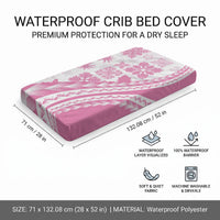Pink Hawaiian Quilt Pattern Baby Bed Cover Mixed Polynesian Tribal Arty LT9 - Polynesian Pride