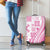 Pink Hawaiian Quilt Pattern Luggage Cover Mixed Polynesian Tribal Arty