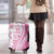 Pink Hawaiian Quilt Pattern Luggage Cover Mixed Polynesian Tribal Arty