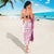 Pink Hawaiian Quilt Pattern Sarong Mixed Polynesian Tribal Arty