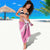 Pink Hawaiian Quilt Pattern Sarong Mixed Polynesian Tribal Arty