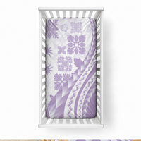 Purple Hawaiian Quilt Pattern Baby Bed Cover Mixed Polynesian Tribal Arty LT9 28 × 52 in Purple - Polynesian Pride