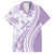 Purple Hawaiian Quilt Pattern Hawaiian Shirt Mixed Polynesian Tribal Arty