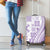 Purple Hawaiian Quilt Pattern Luggage Cover Mixed Polynesian Tribal Arty