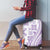 Purple Hawaiian Quilt Pattern Luggage Cover Mixed Polynesian Tribal Arty