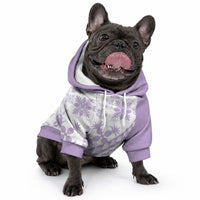 Purple Hawaiian Quilt Pattern Pet Hoodie Mixed Polynesian Tribal Arty LT9 - Polynesian Pride